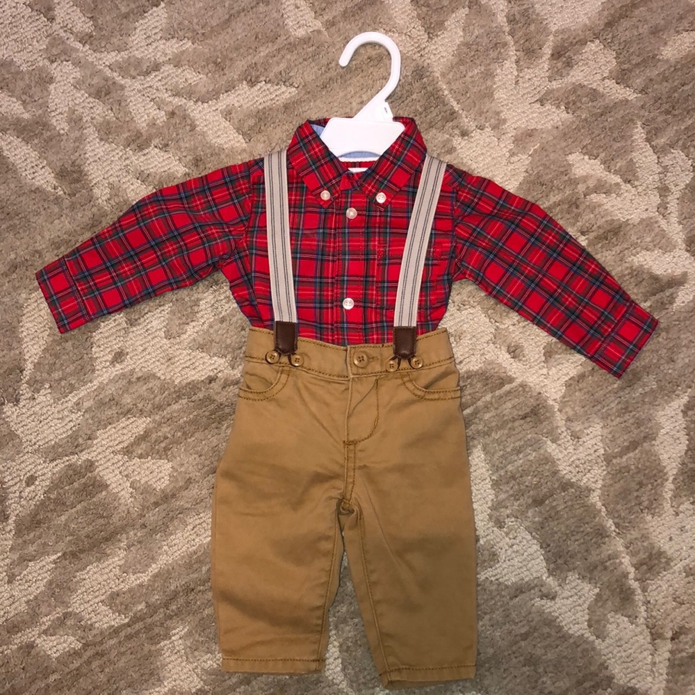 Baby boy Christmas outfit